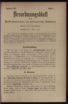 Verordnungsblatt für das Volksschulwesen im Königreiche Böhmen