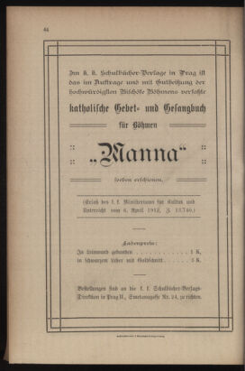 Verordnungsblatt für das Volksschulwesen im Königreiche Böhmen 19120430 Seite: 12