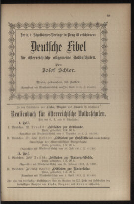 Verordnungsblatt für das Volksschulwesen im Königreiche Böhmen 19120531 Seite: 15