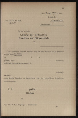 Verordnungsblatt für das Volksschulwesen im Königreiche Böhmen 19120531 Seite: 3