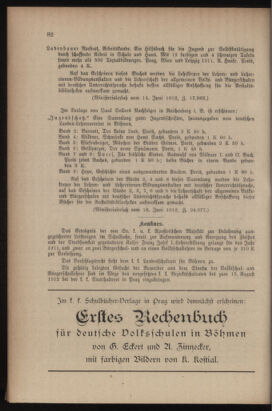 Verordnungsblatt für das Volksschulwesen im Königreiche Böhmen 19120731 Seite: 10