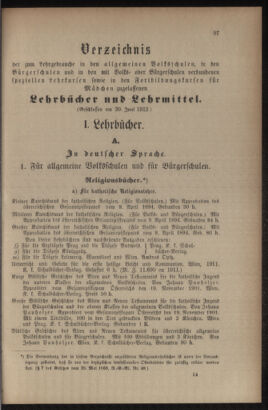 Verordnungsblatt für das Volksschulwesen im Königreiche Böhmen 19120831 Seite: 13