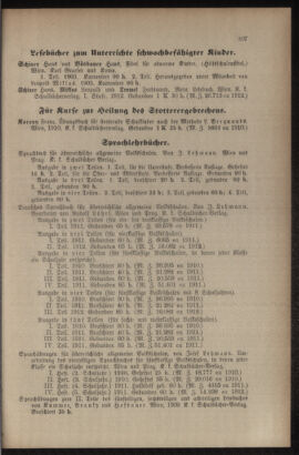 Verordnungsblatt für das Volksschulwesen im Königreiche Böhmen 19120831 Seite: 23