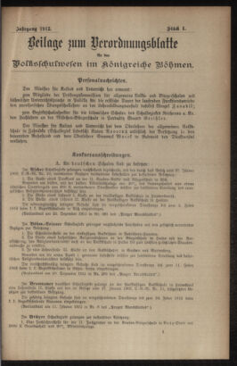 Verordnungsblatt für das Volksschulwesen im Königreiche Böhmen 19121231 Seite: 9