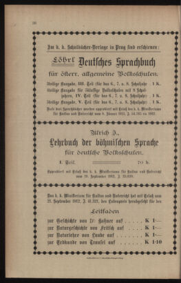 Verordnungsblatt für das Volksschulwesen im Königreiche Böhmen 19130331 Seite: 10