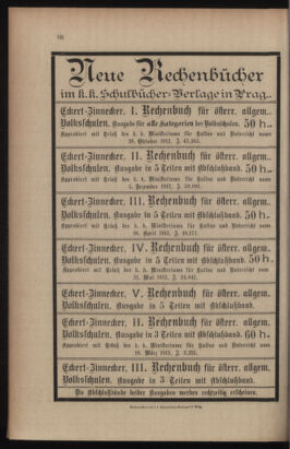 Verordnungsblatt für das Volksschulwesen im Königreiche Böhmen 19130731 Seite: 12