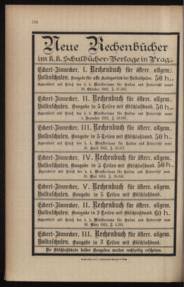 Verordnungsblatt für das Volksschulwesen im Königreiche Böhmen 19130831 Seite: 16