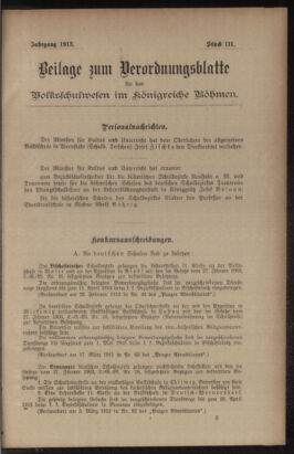 Verordnungsblatt für das Volksschulwesen im Königreiche Böhmen 19131231 Seite: 25