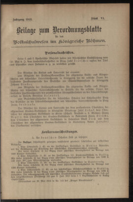 Verordnungsblatt für das Volksschulwesen im Königreiche Böhmen 19131231 Seite: 43