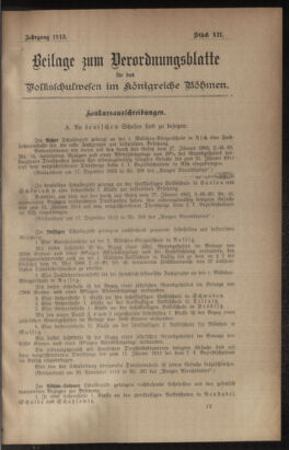 Verordnungsblatt für das Volksschulwesen im Königreiche Böhmen 19131231 Seite: 71