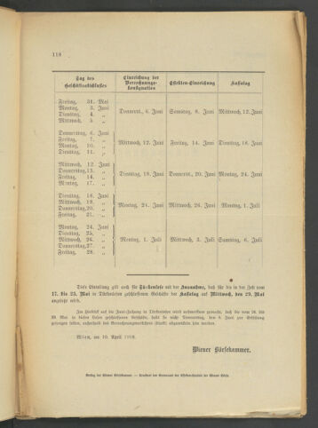 Verordnungsblatt der Wiener Börsekammer 19180411 Seite: 2