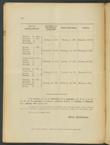 Verordnungsblatt der Wiener Börsekammer 19180819 Seite: 2