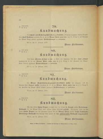 Verordnungsblatt der Wiener Börsekammer 19190215 Seite: 2