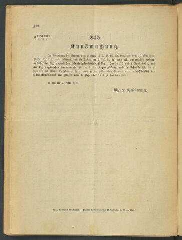 Verordnungsblatt der Wiener Börsekammer 19190603 Seite: 4