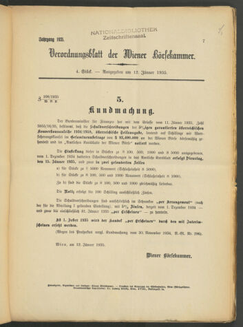 Verordnungsblatt der Wiener Börsekammer 19350112 Seite: 3