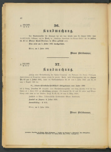 Verordnungsblatt der Wiener Börsekammer 19350202 Seite: 2