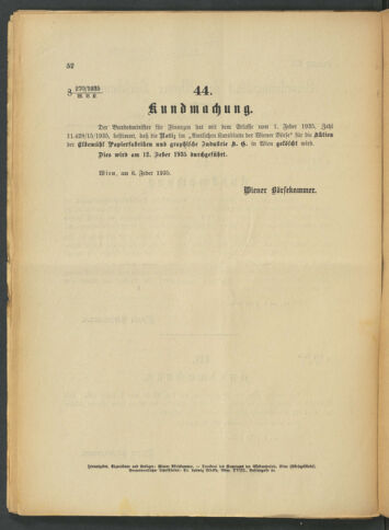 Verordnungsblatt der Wiener Börsekammer 19350207 Seite: 6