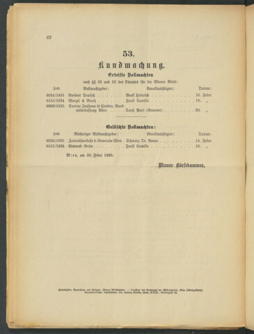 Verordnungsblatt der Wiener Börsekammer 19350220 Seite: 2