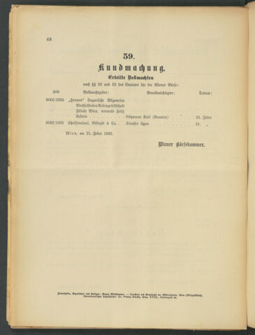 Verordnungsblatt der Wiener Börsekammer 19350222 Seite: 2