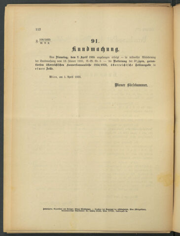 Verordnungsblatt der Wiener Börsekammer 19350401 Seite: 2