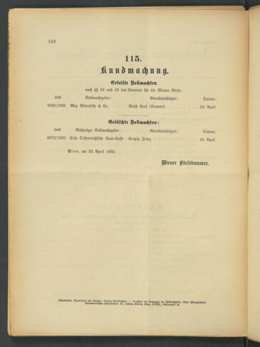 Verordnungsblatt der Wiener Börsekammer 19350424 Seite: 2