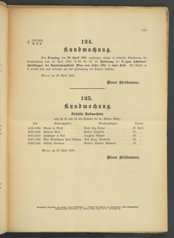 Verordnungsblatt der Wiener Börsekammer 19350430 Seite: 9