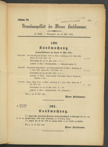 Verordnungsblatt der Wiener Börsekammer 19350528 Seite: 3