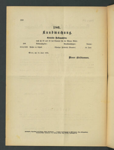 Verordnungsblatt der Wiener Börsekammer 19350617 Seite: 2