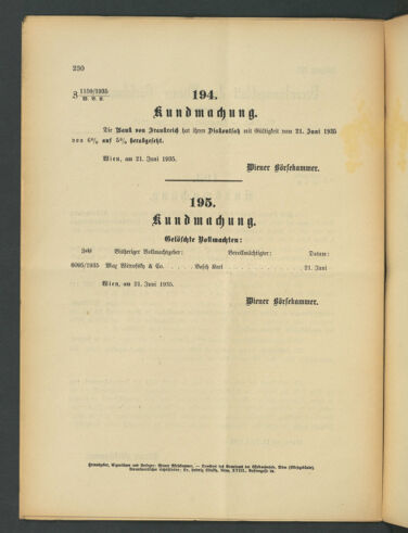 Verordnungsblatt der Wiener Börsekammer 19350622 Seite: 2