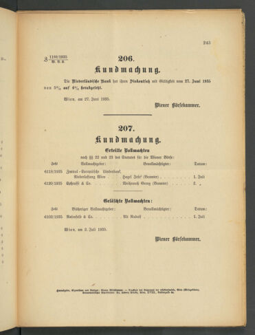 Verordnungsblatt der Wiener Börsekammer 19350702 Seite: 3