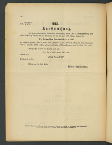 Verordnungsblatt der Wiener Börsekammer 19350712 Seite: 2