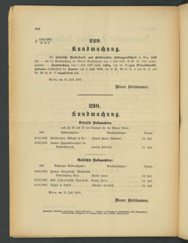 Verordnungsblatt der Wiener Börsekammer 19350716 Seite: 2