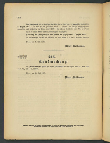 Verordnungsblatt der Wiener Börsekammer 19350725 Seite: 2