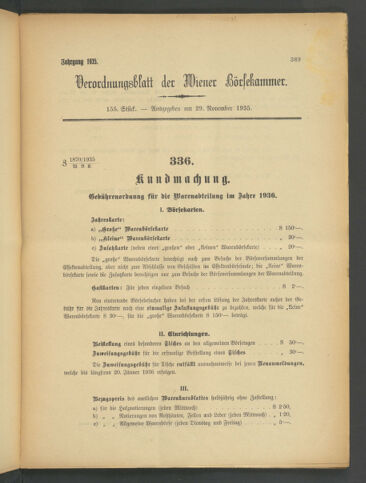 Verordnungsblatt der Wiener Börsekammer 19351129 Seite: 3