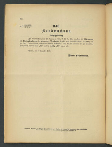 Verordnungsblatt der Wiener Börsekammer 19351203 Seite: 2