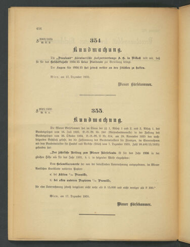 Verordnungsblatt der Wiener Börsekammer 19351217 Seite: 2