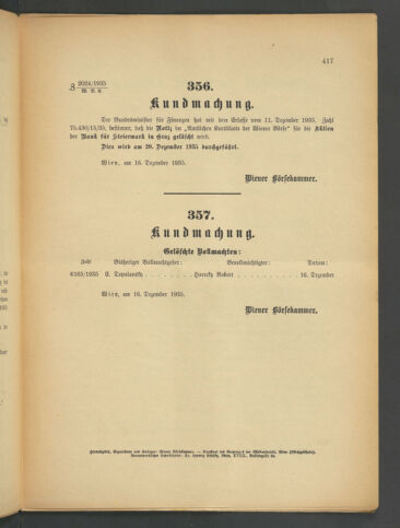 Verordnungsblatt der Wiener Börsekammer 19351217 Seite: 3