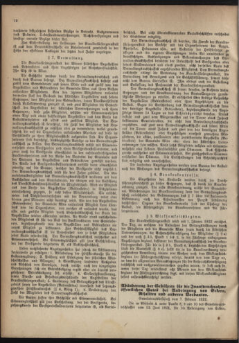 Verordnungsblatt des Wiener Magistrates. Normativbestimmungen des Gemeinderates, Stadtsenates in Angelegenheiten der Gemeindeverwaltung und polititschen Ausführung 19220225 Seite: 4