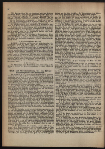 Verordnungsblatt des Wiener Magistrates. Normativbestimmungen des Gemeinderates, Stadtsenates in Angelegenheiten der Gemeindeverwaltung und polititschen Ausführung 19220509 Seite: 6