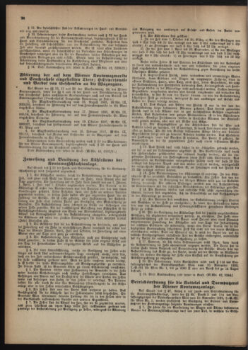 Verordnungsblatt des Wiener Magistrates. Normativbestimmungen des Gemeinderates, Stadtsenates in Angelegenheiten der Gemeindeverwaltung und polititschen Ausführung 19220509 Seite: 8