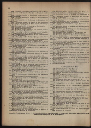 Verordnungsblatt des Wiener Magistrates. Normativbestimmungen des Gemeinderates, Stadtsenates in Angelegenheiten der Gemeindeverwaltung und polititschen Ausführung 19220731 Seite: 8