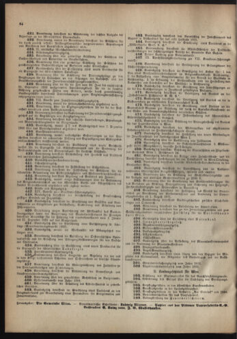 Verordnungsblatt des Wiener Magistrates. Normativbestimmungen des Gemeinderates, Stadtsenates in Angelegenheiten der Gemeindeverwaltung und polititschen Ausführung 19220814 Seite: 8