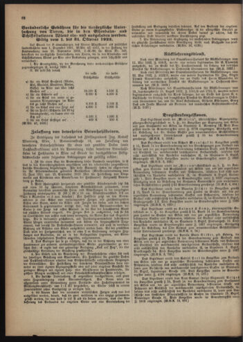 Verordnungsblatt des Wiener Magistrates. Normativbestimmungen des Gemeinderates, Stadtsenates in Angelegenheiten der Gemeindeverwaltung und polititschen Ausführung 19221009 Seite: 10