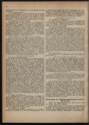 Verordnungsblatt des Wiener Magistrates. Normativbestimmungen des Gemeinderates, Stadtsenates in Angelegenheiten der Gemeindeverwaltung und polititschen Ausführung 19221116 Seite: 6