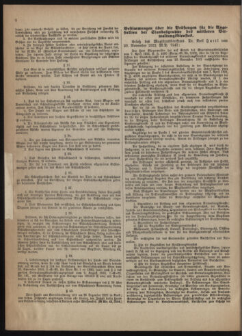 Verordnungsblatt des Wiener Magistrates. Normativbestimmungen des Gemeinderates, Stadtsenates in Angelegenheiten der Gemeindeverwaltung und polititschen Ausführung 19230131 Seite: 6