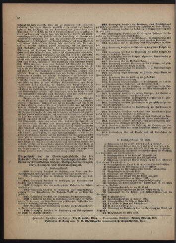 Verordnungsblatt des Wiener Magistrates. Normativbestimmungen des Gemeinderates, Stadtsenates in Angelegenheiten der Gemeindeverwaltung und polititschen Ausführung 19230228 Seite: 8