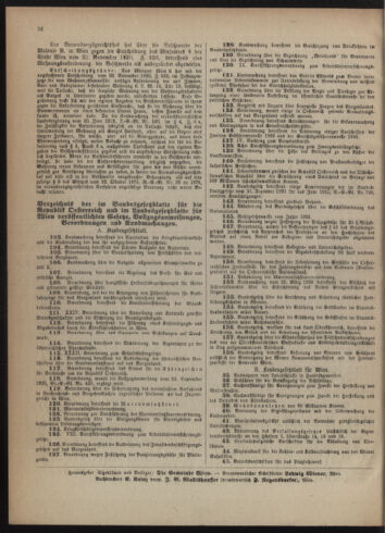 Verordnungsblatt des Wiener Magistrates. Normativbestimmungen des Gemeinderates, Stadtsenates in Angelegenheiten der Gemeindeverwaltung und polititschen Ausführung 19230430 Seite: 8