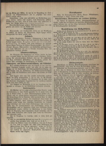 Verordnungsblatt des Wiener Magistrates. Normativbestimmungen des Gemeinderates, Stadtsenates in Angelegenheiten der Gemeindeverwaltung und polititschen Ausführung 19230731 Seite: 5