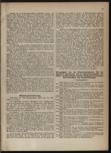 Verordnungsblatt des Wiener Magistrates. Normativbestimmungen des Gemeinderates, Stadtsenates in Angelegenheiten der Gemeindeverwaltung und polititschen Ausführung 19230731 Seite: 7