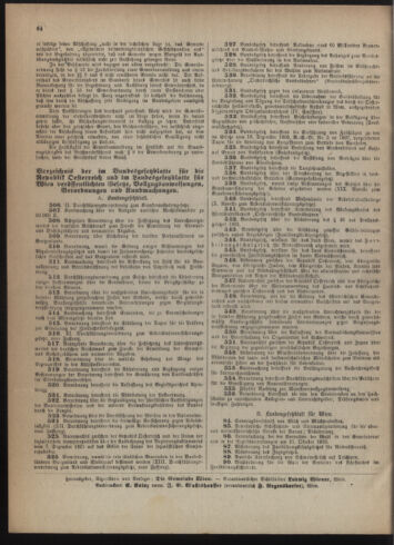 Verordnungsblatt des Wiener Magistrates. Normativbestimmungen des Gemeinderates, Stadtsenates in Angelegenheiten der Gemeindeverwaltung und polititschen Ausführung 19231031 Seite: 8